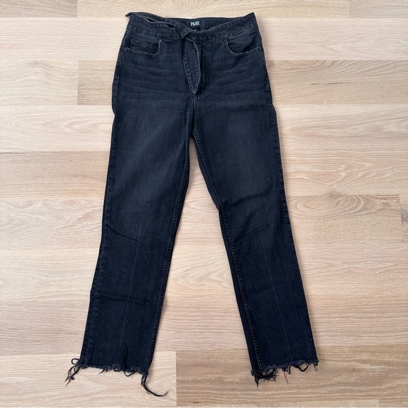 PAIGE Denim - CROPPED PAIGE DENIM - SIZE 27 - BLACK - EXCELLENT CONDITION!